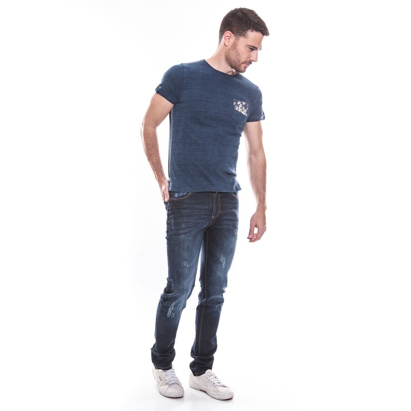 T-shirt col rond manches courtes pur coton KJ MELYSA